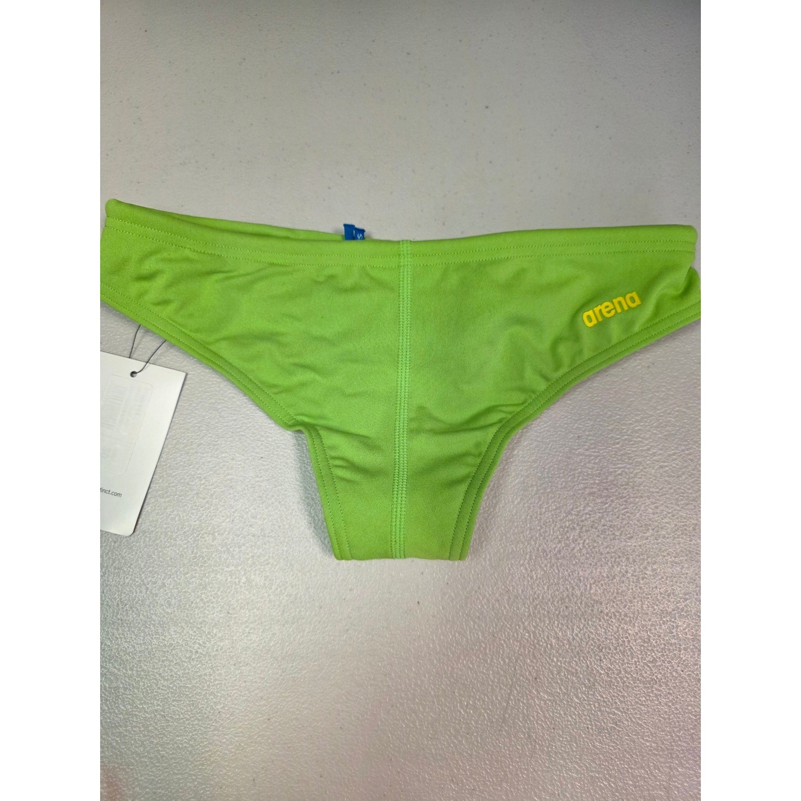 Arena Unique Brief Training Bikini Bottom Leaf Green Yellow Star Size 30