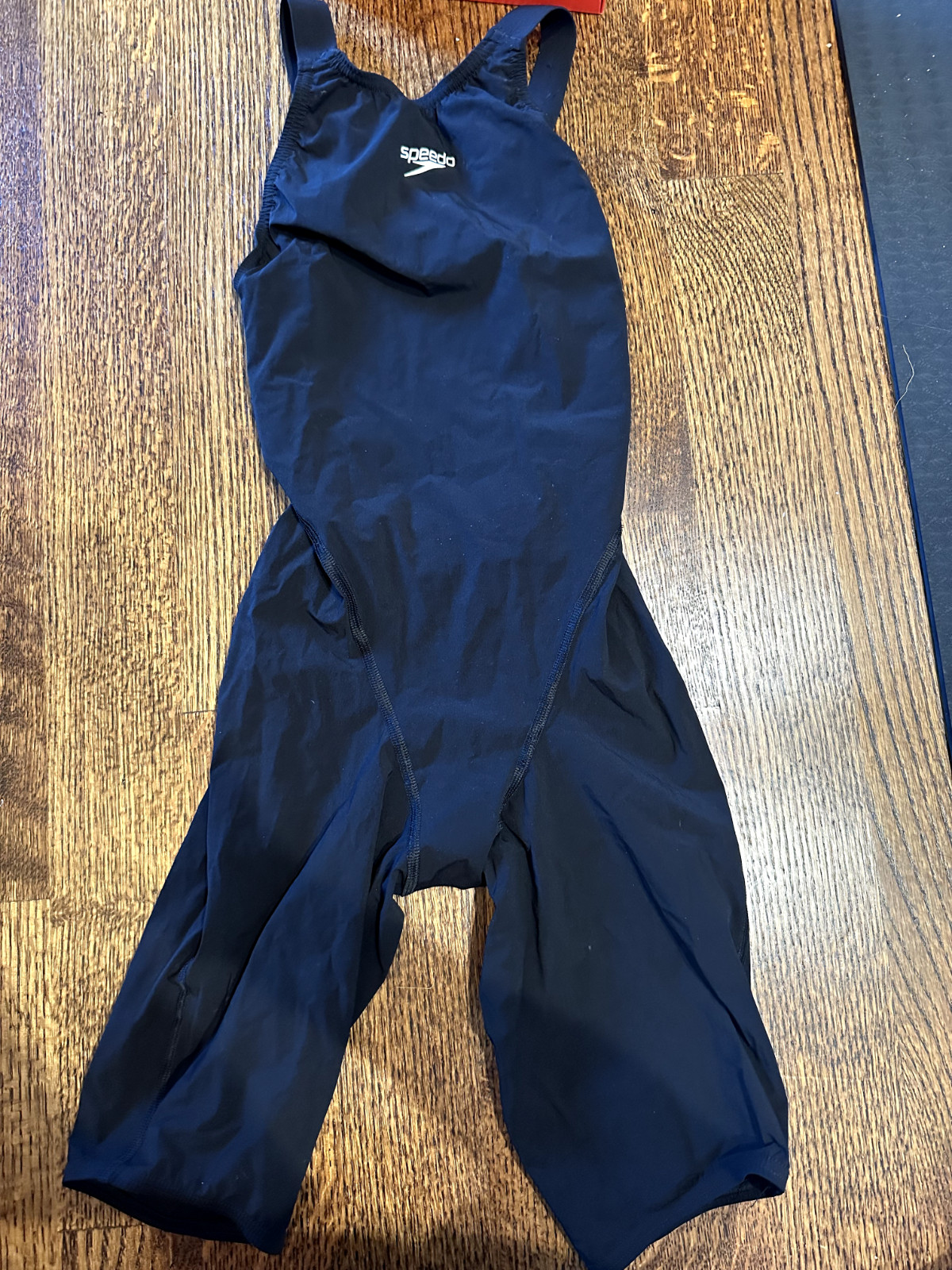 NEW Speedo LZR Racer Pro Recordbreaker Kneeskin – Black, Open Back, Size 25
