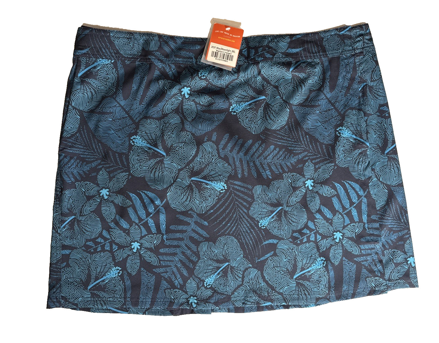 NWT RipSkirt Hawaii Wrap Skirt Maui Moonlight Floral Beach XXL Cover Up W-41-44″