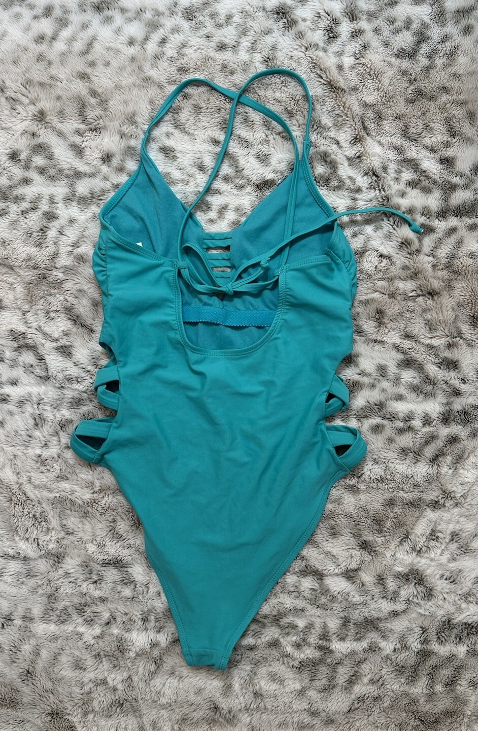 Endless Sun Swimsuit Women Medium Strechy Sexy Turquoise Used