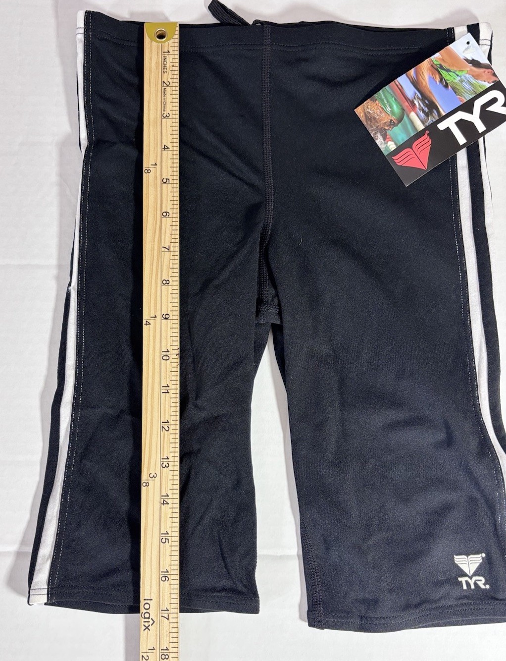 TYR Women’s XS Black Jammer Swim Shorts Athletic Training Competition NWT