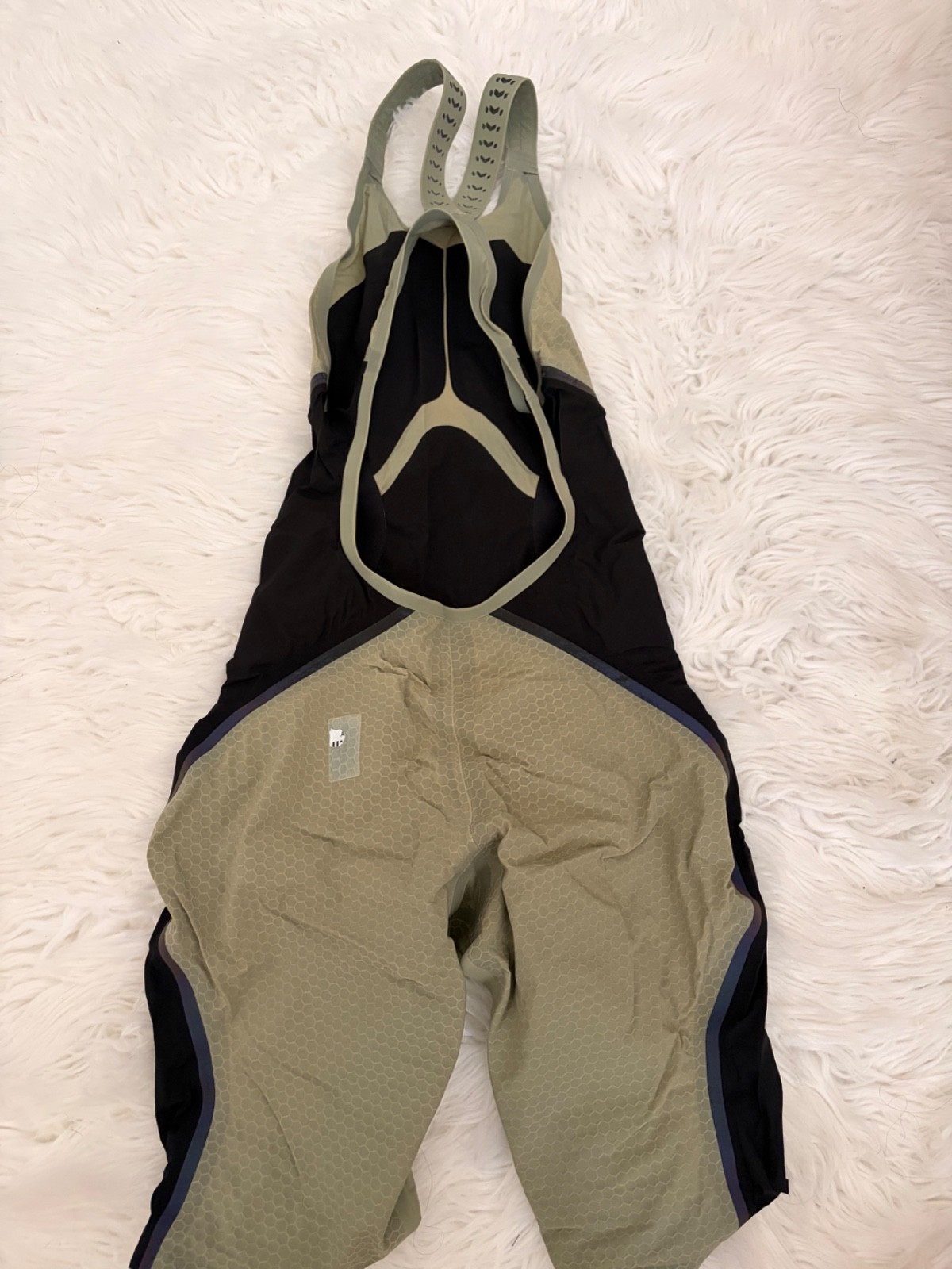 Speedo Fastskin LZR Pure Intent 2.0 Openback Kneeskin USED SUIT size 23 Green