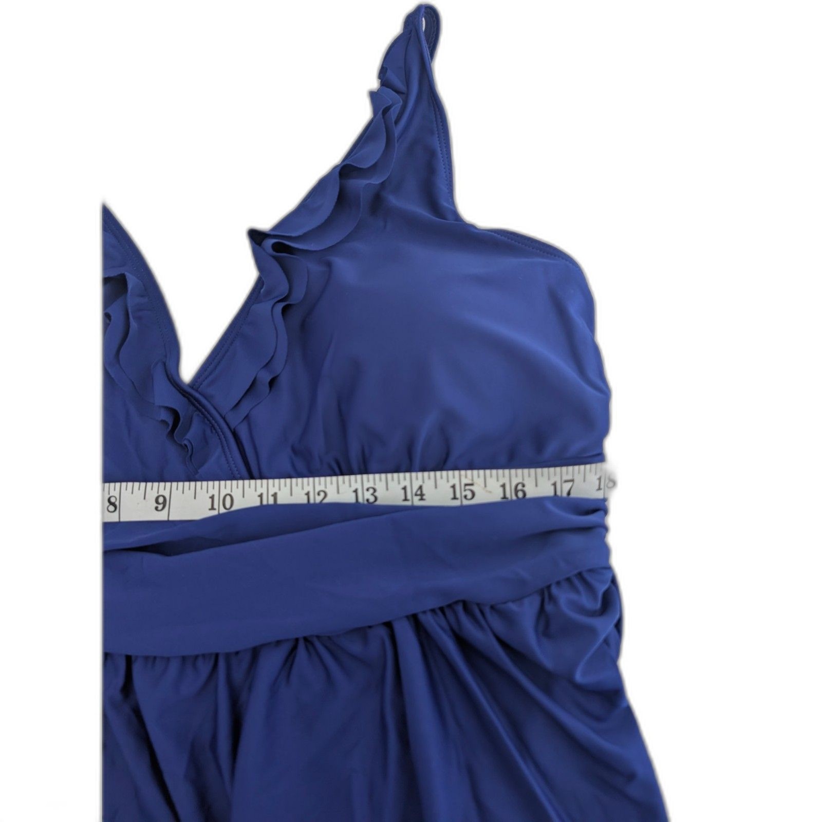 Women’s Blue Swimsuit Dress 3XL NWOT