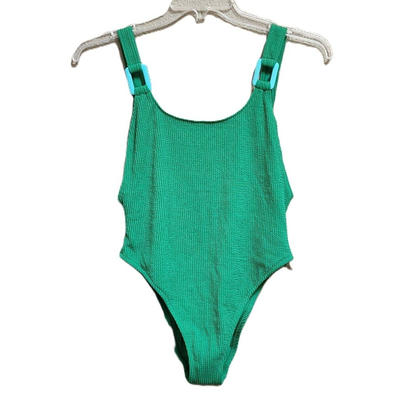 AERIE Real Good Green One-Piece Swim Suit – Large – NEW NWT