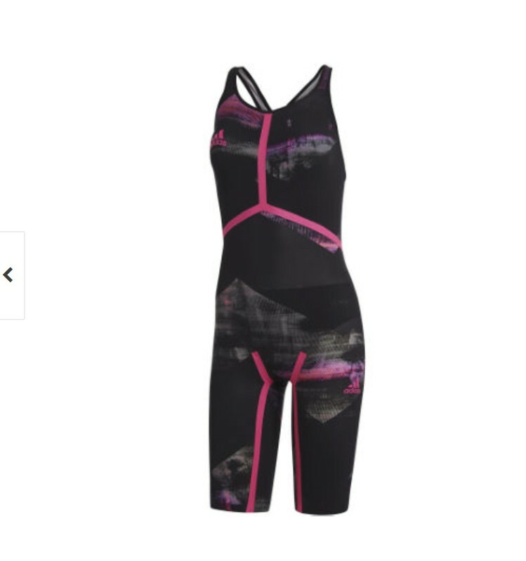 adidas Adizero XVIII Freestyle Open Back Swimsuit – Women’s Swimming Size 20″