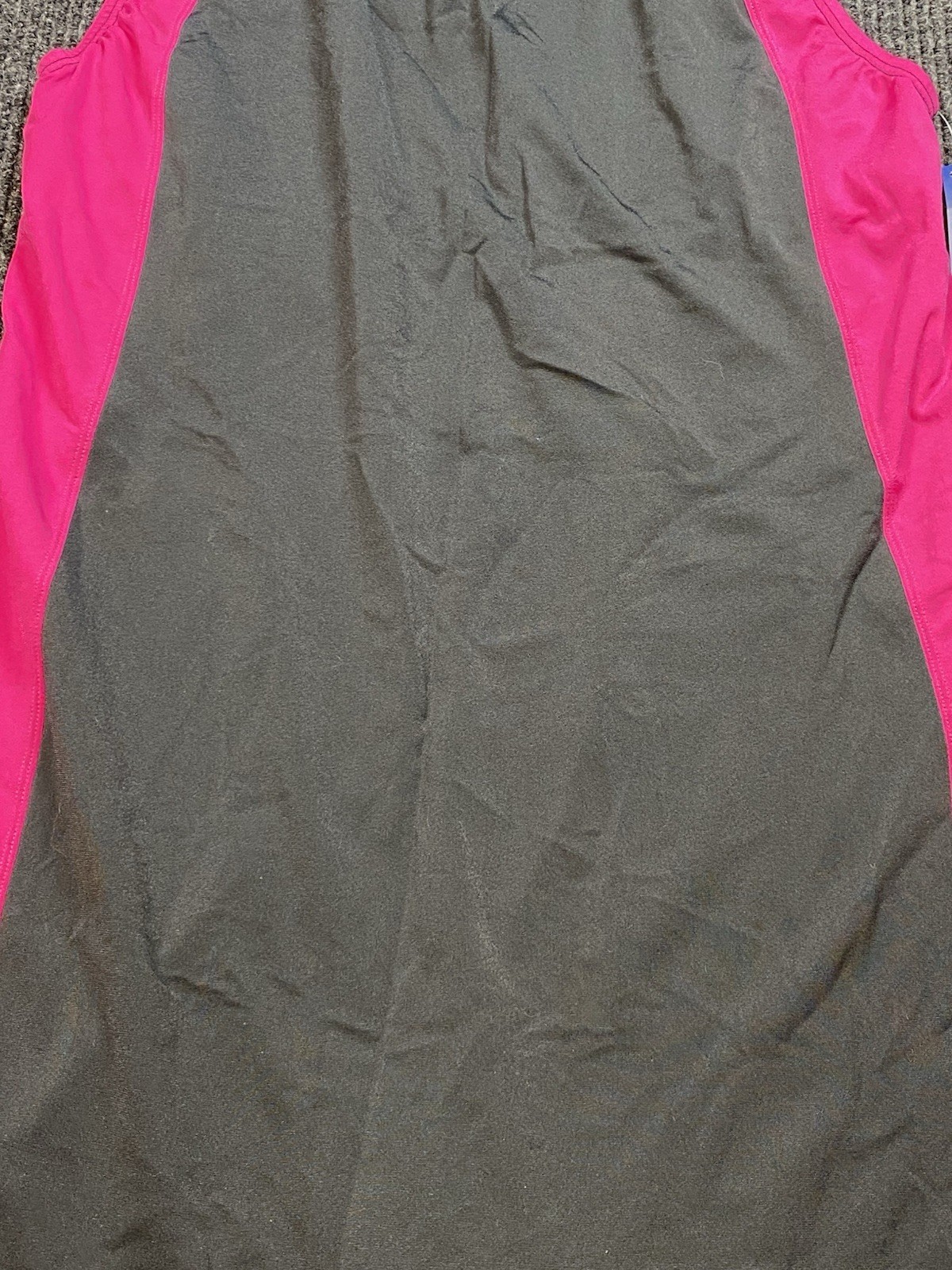 WATERPRO Splice Unitard Poly/PBT Competitive Swimwear Black/Pink Size 24