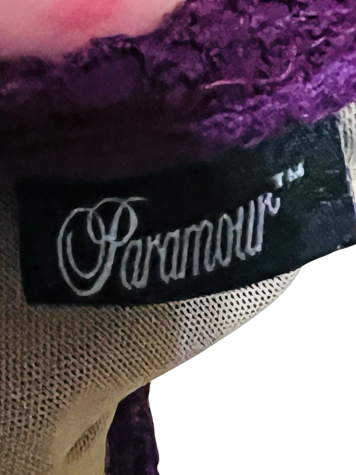 Paramore womens swimming suit size 2X NWOT Burgundy Knit Padded Cups Plus Size