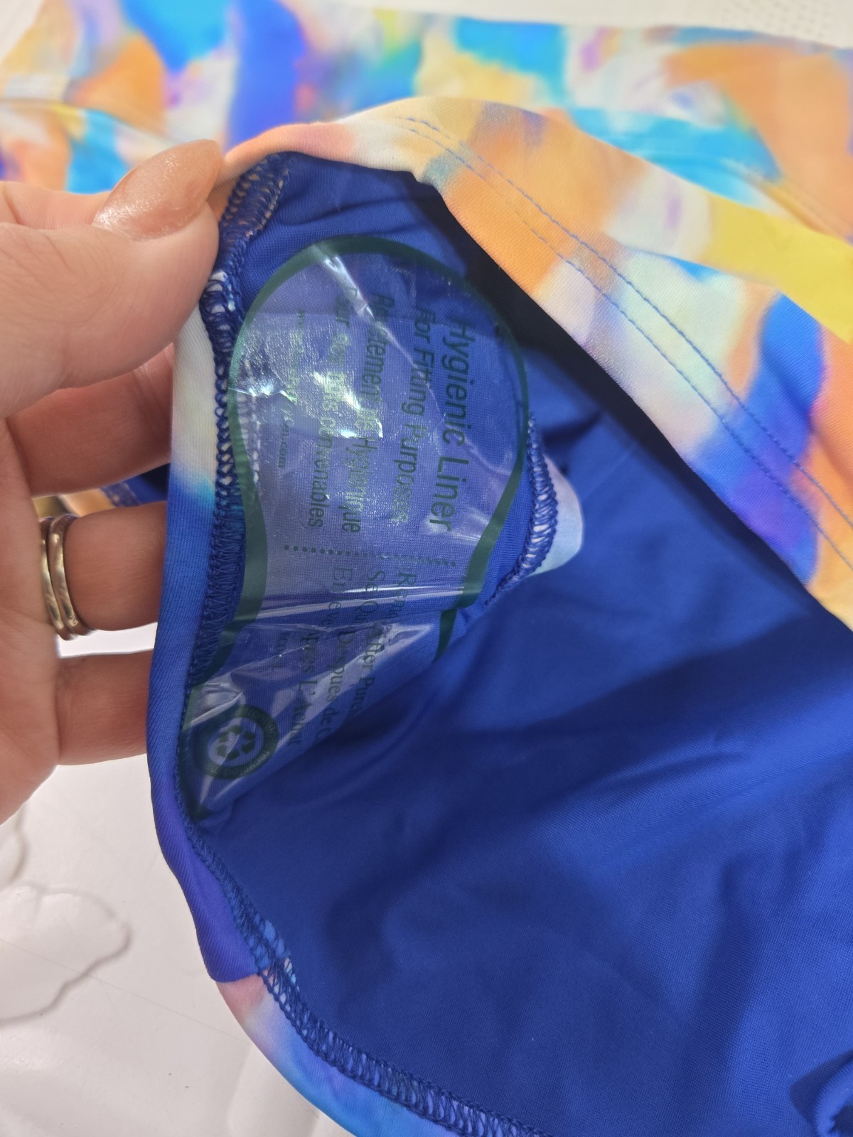 TYR Women’s Della Boyshort Lightweight Multi-Color Swim Bottoms Size 14/16 NWT