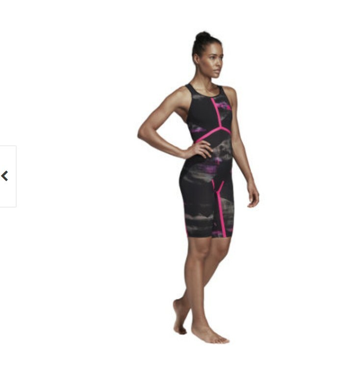 adidas Adizero XVIII Freestyle Open Back Swimsuit – Women’s Swimming Size 20″