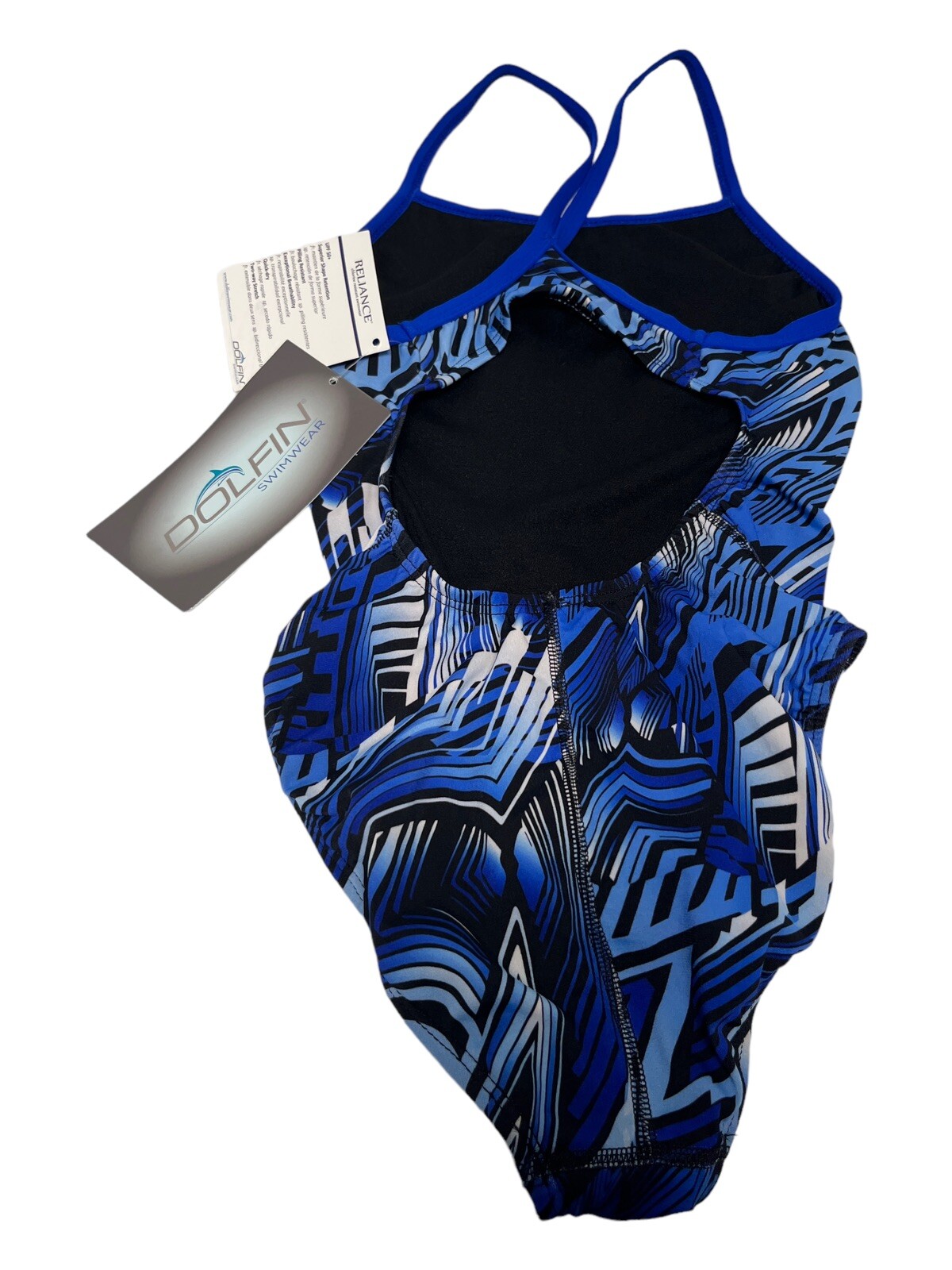 DOLFIN LADIES SIZE 28 RELIANCE BLUE GENESIS TRAINING SWIMSUIT NEW NWT SWIM