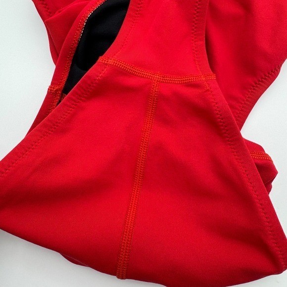 Speedo Endurance Lite Red One Piece Swimsuit Cross Back Competitive Swim Size 28
