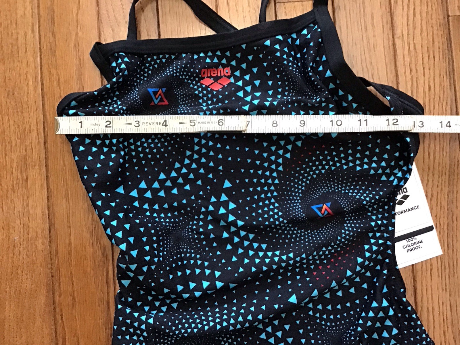 New Arena Fireflow Challenge Back Swimsuit Women Size 34 Black Racerback (T6-17)