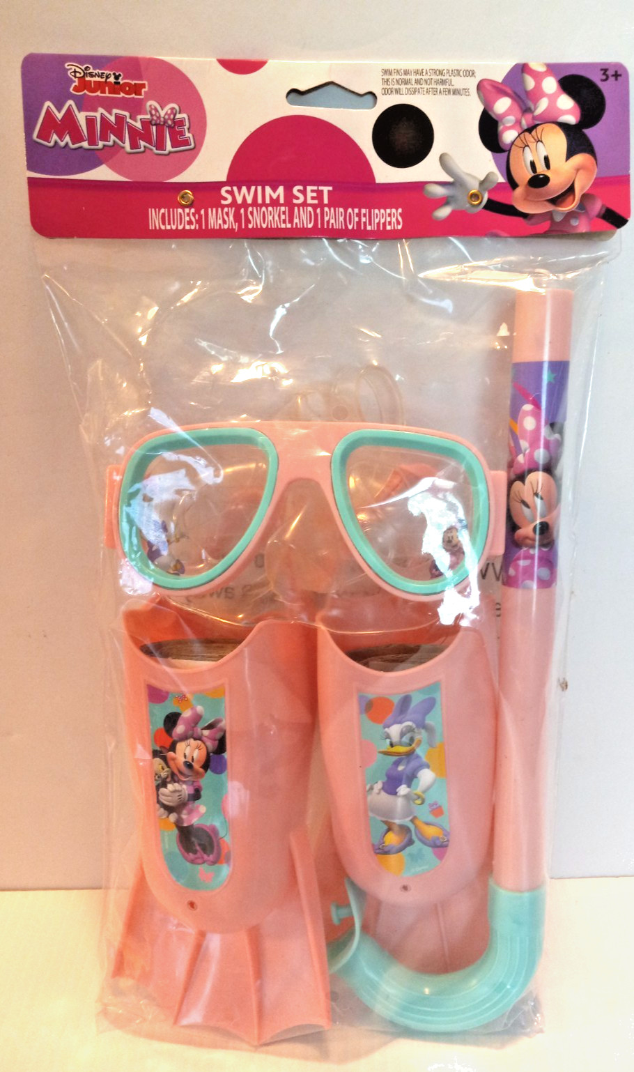 Disney Junior Minnie 4 Piece Swim Set NIP Never Used Ages 3+