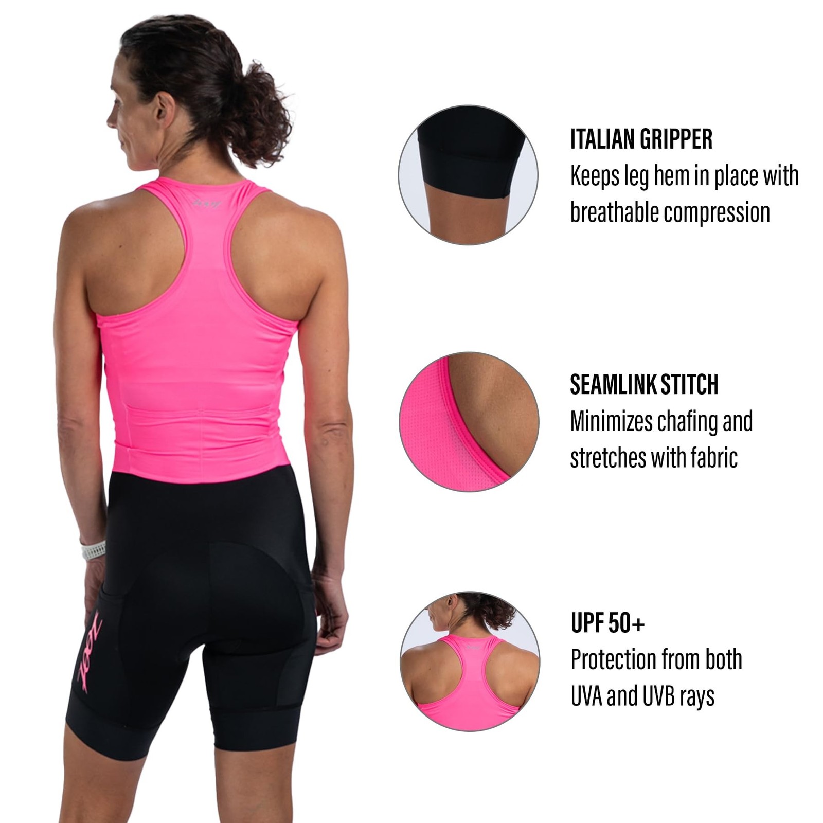 Zoot Women’s Core Sleeveless Tri Aero SLVS FZ Racesuit, Quick-Dry Sleevele
