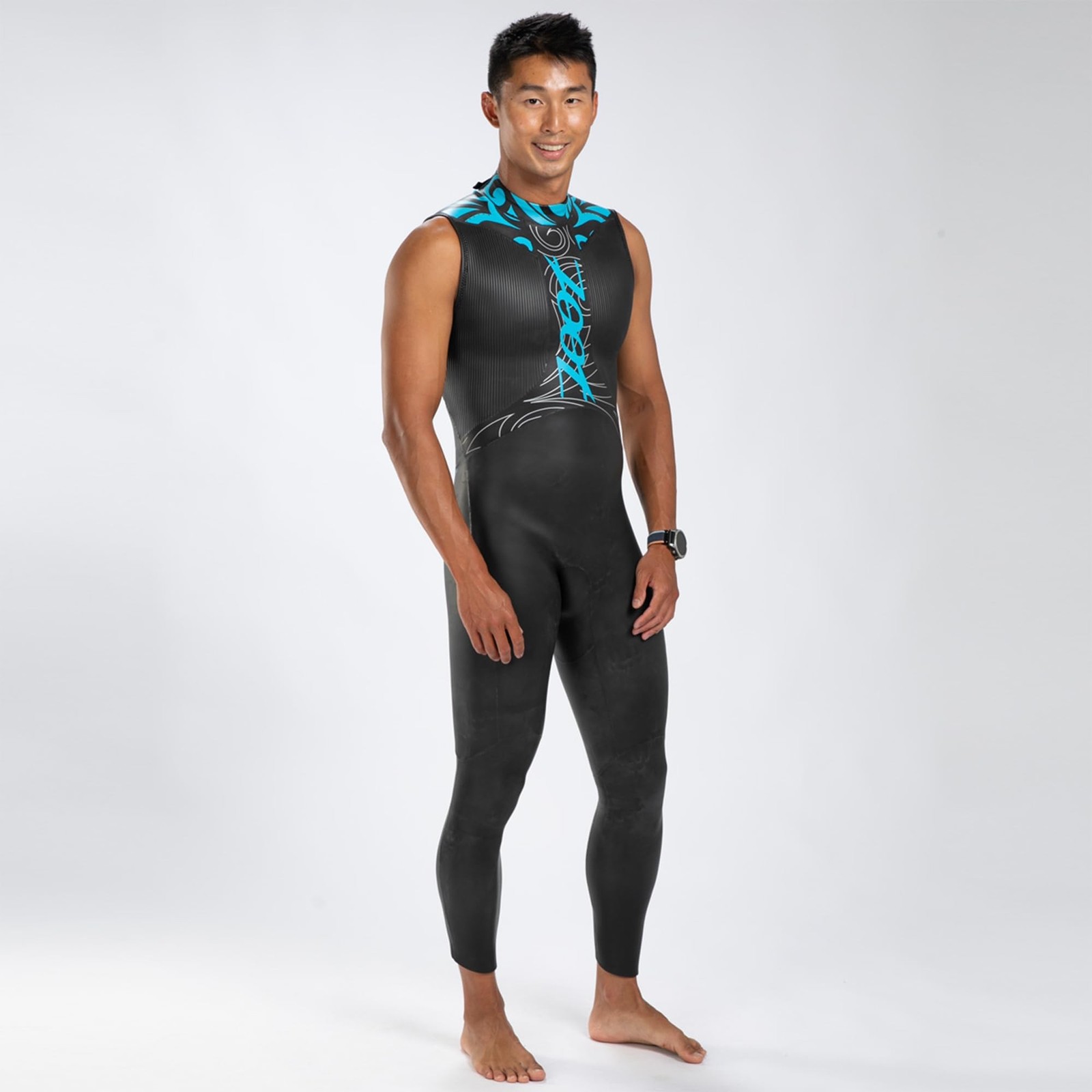 Zoot Men’s Manta Sleeveless Wetsuit, Yamamoto Neoprene Triathlon Suit with