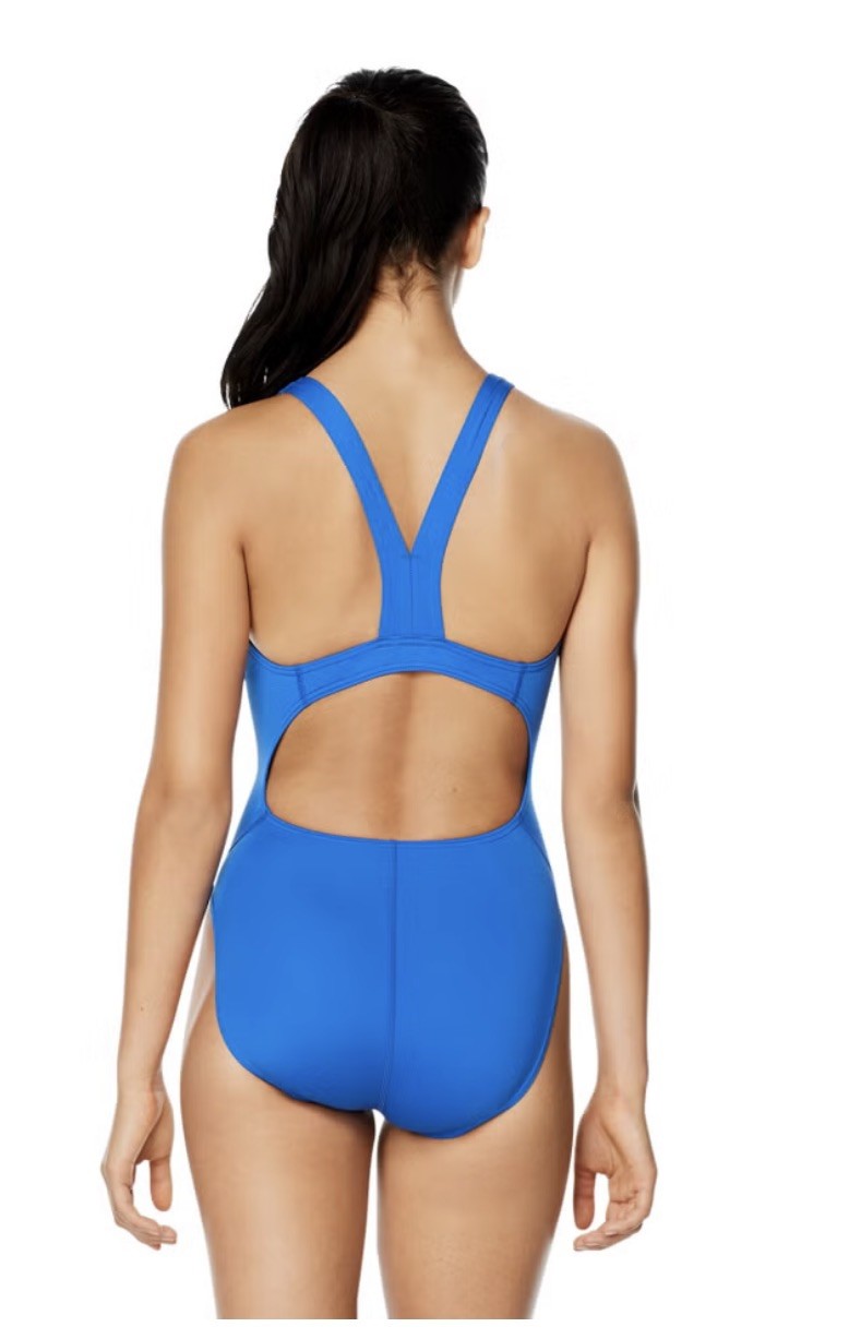 Speedo Womens Endurance Swimsuit One Piece Proback 10/36 Pink Black Patterned