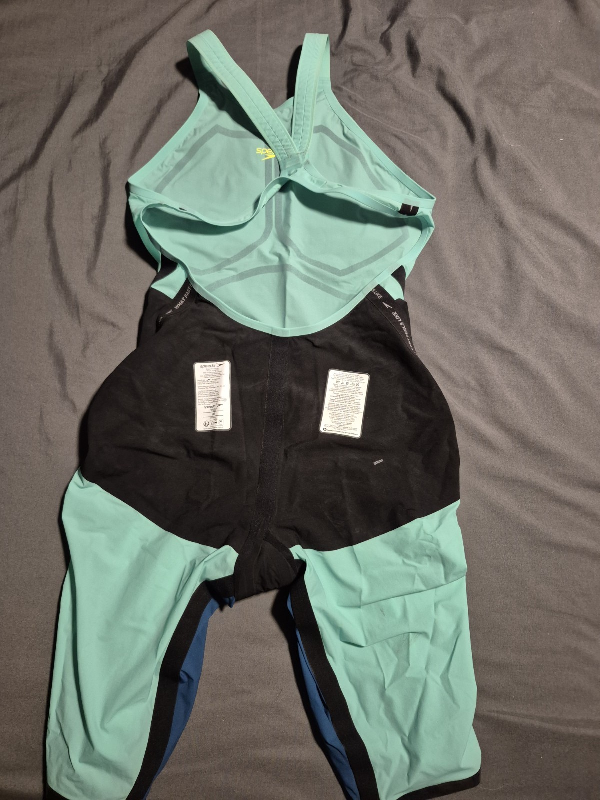 Women’s LZR Valor 2.0 Open Back Kneeskin Tech Suit Swimsuit Size 26