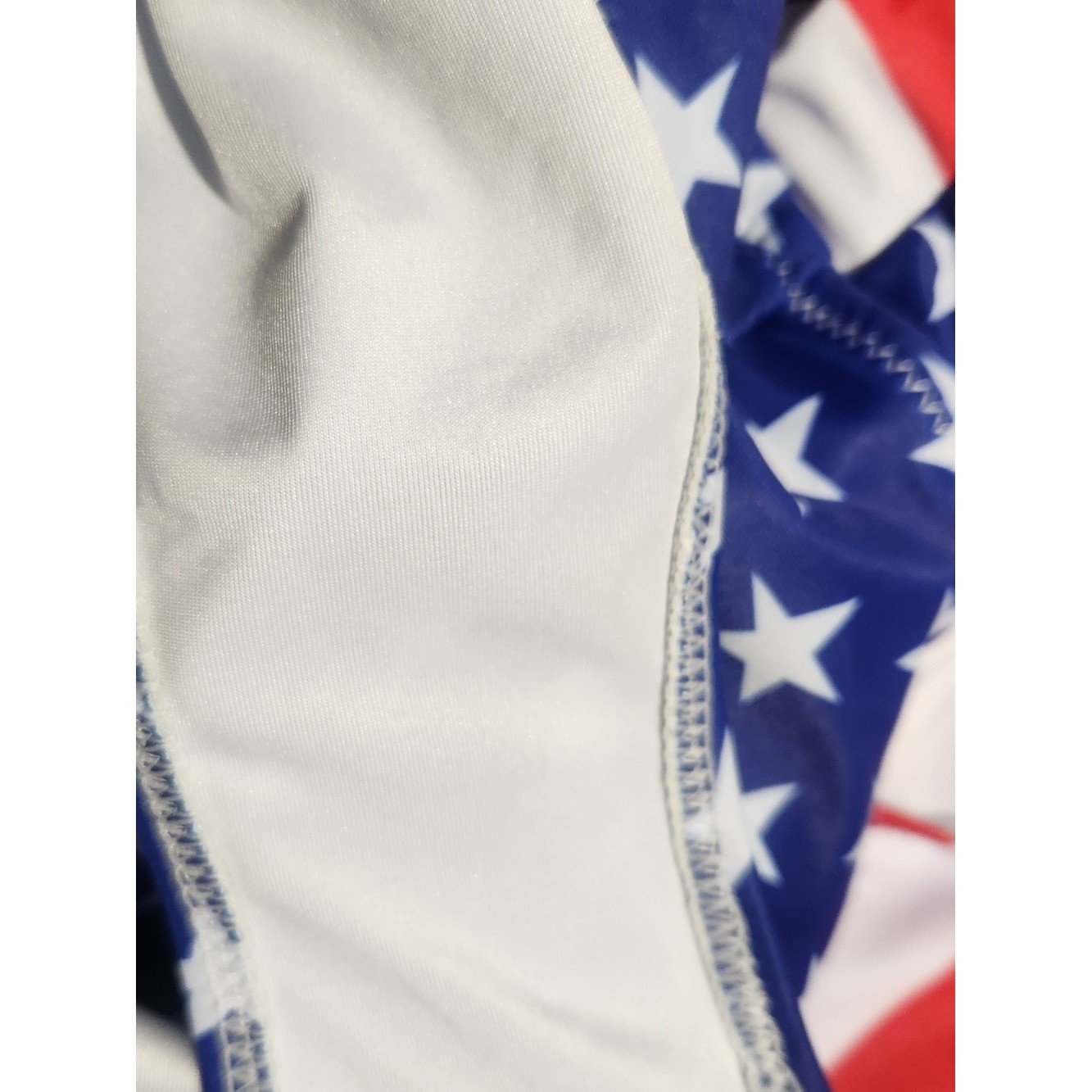 American Flag One-Piece Swimsuit – Red, White & Blue