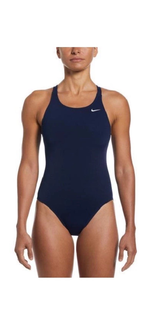 Nike Swim Women’s Hydrastrong Fastback One Piece Midnight Navy Size 26 (US0-2)