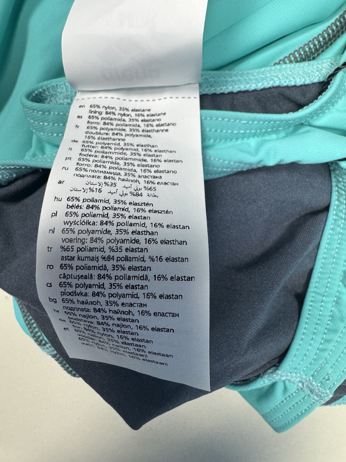 NWTArena Girls Junior Racing Suit Powerskin St Next Open Back Swim Aquamarine 22