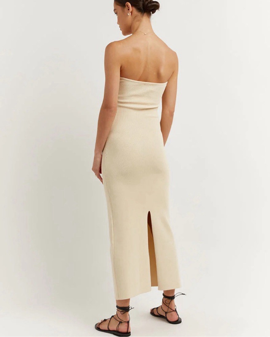 Dissh ANIKA BUTTER KNIT MIDI DRESS XS $130