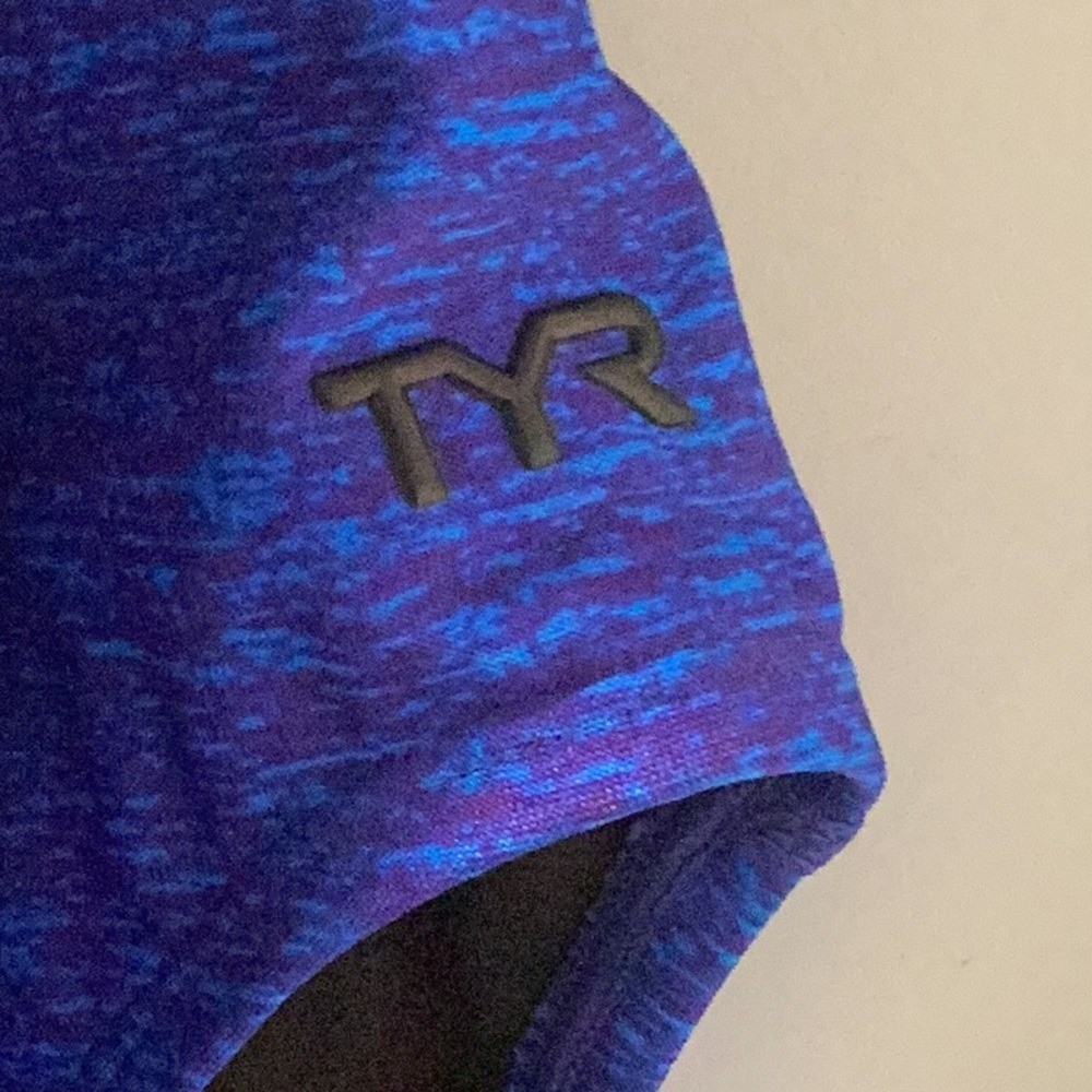 NWT TYR Size M (32) W Cutout Lap Swimsuit Deep Ultramarine