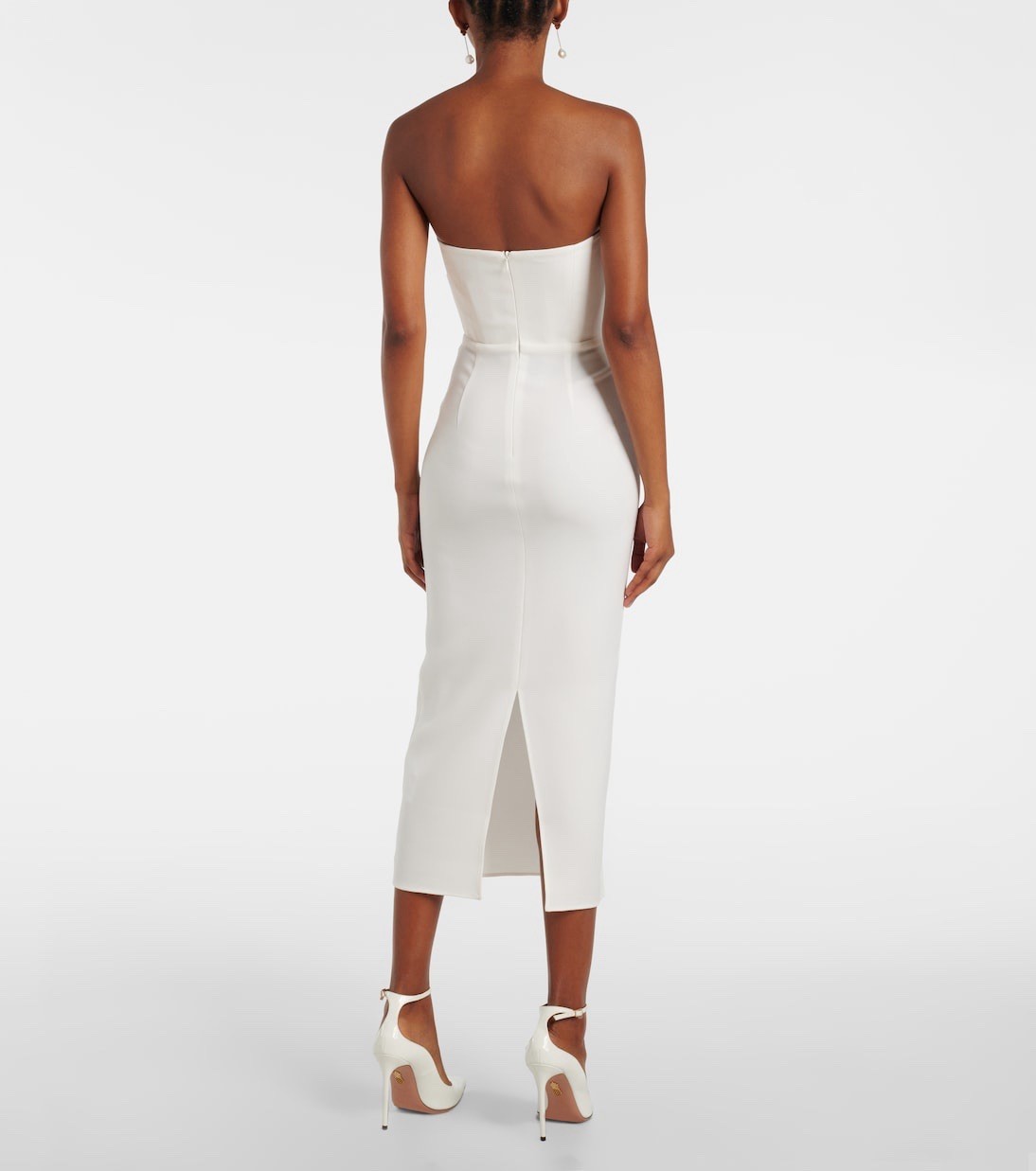 NWOT ALEX PERRY Bridal strapless midi dress US4 $1150