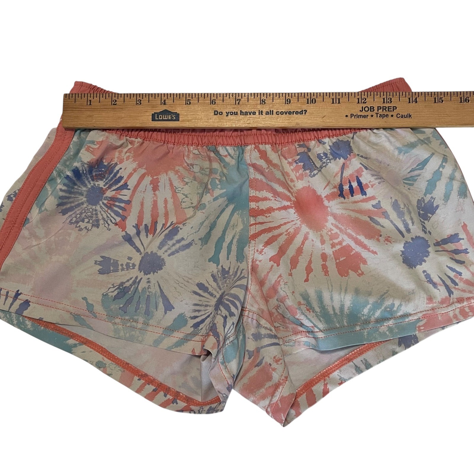 Salt Life Floral Board Shorts Swim Trunks Coral Blue Medium Elastic Waist