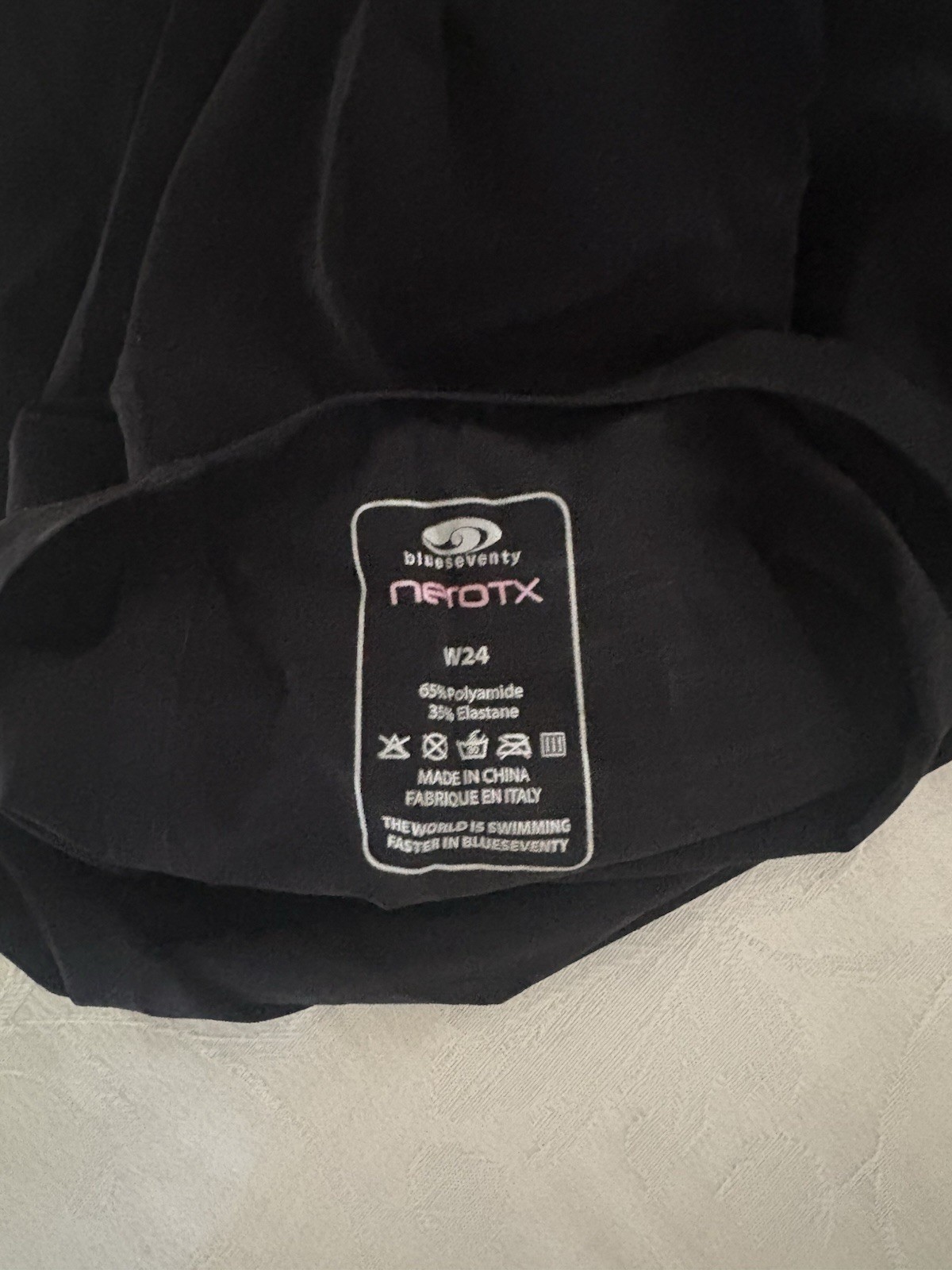 Blue Seventy Nero TX Tech Suit W 24 Black Worn Once For A Single Race