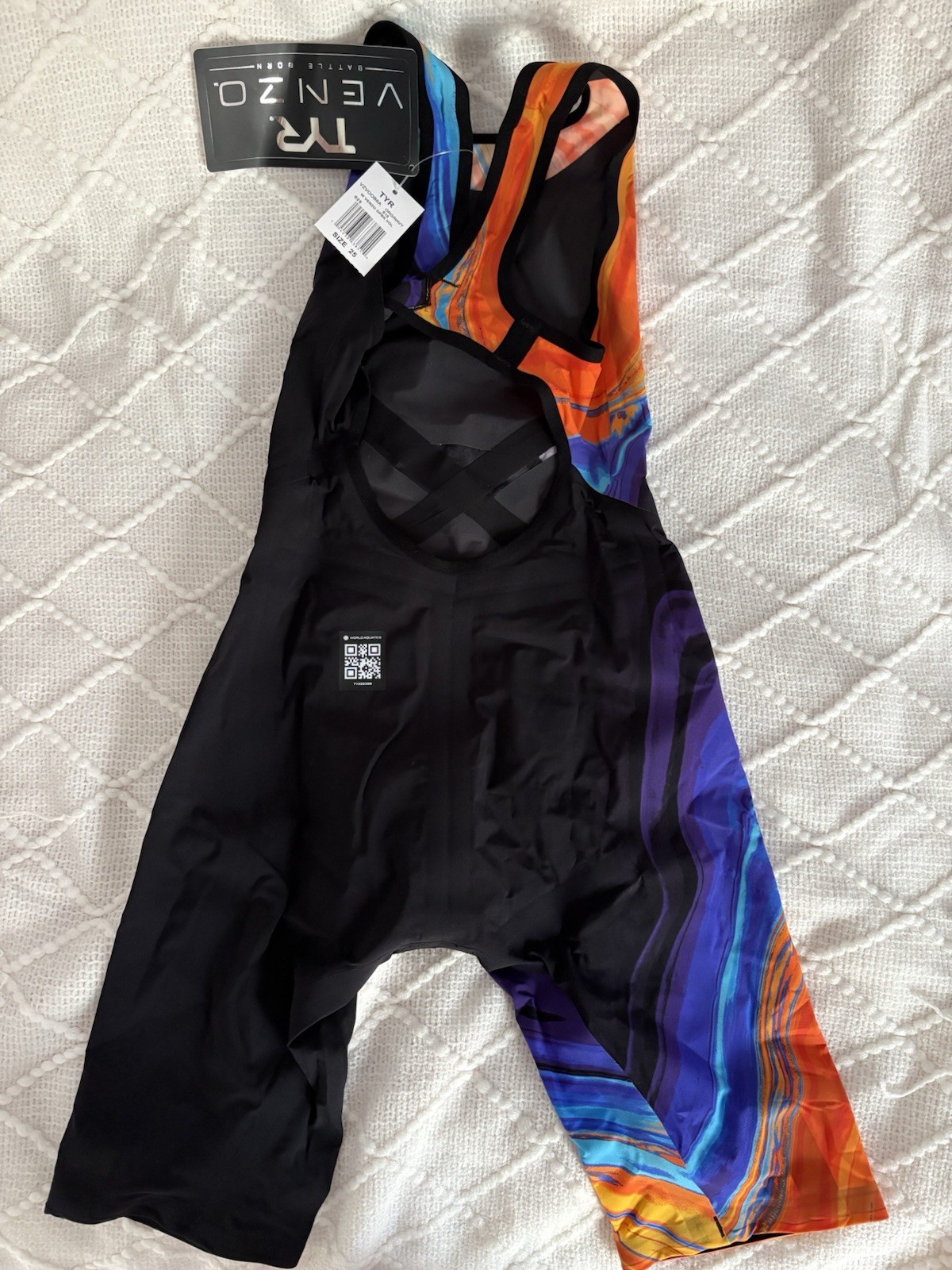 TYR Women Venzo Open Back Size 25 NEW