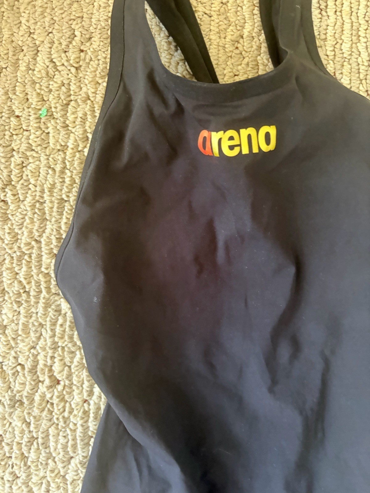 Arena Women’s Carbon Air 2 Black/Gold Open Back Kneeskin