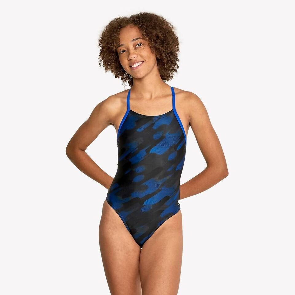 Speedo Women’s Natural Wonder Crossback Swimsuit – 2022 – Blue 400 – 30