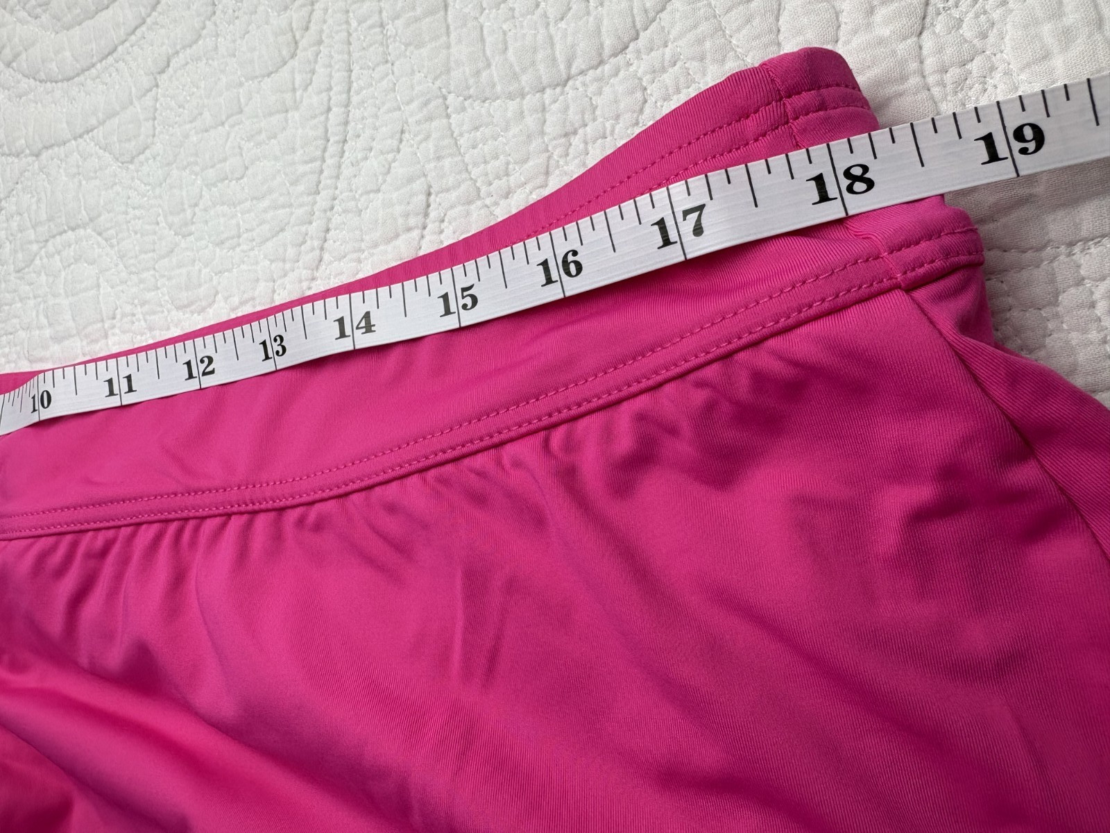 Lands’ End Women’s Swim Skirt Size 16 Pink Swimsuit Bottoms Active Skort