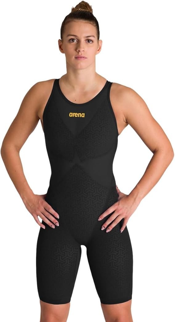 Arena Powerskin Carbon Glide Swimsuit Women’s 34 Closed Back Black Gold NWT NIB