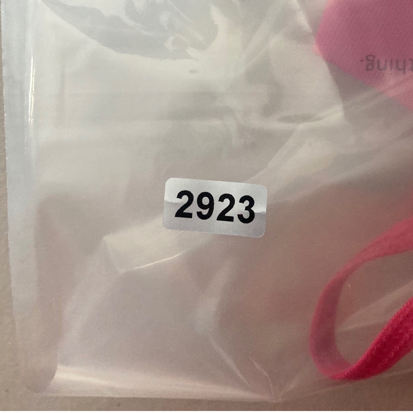 PrettyLittleThing Pink Seamless Strappy Back Bikini Top Candy Mix Size S