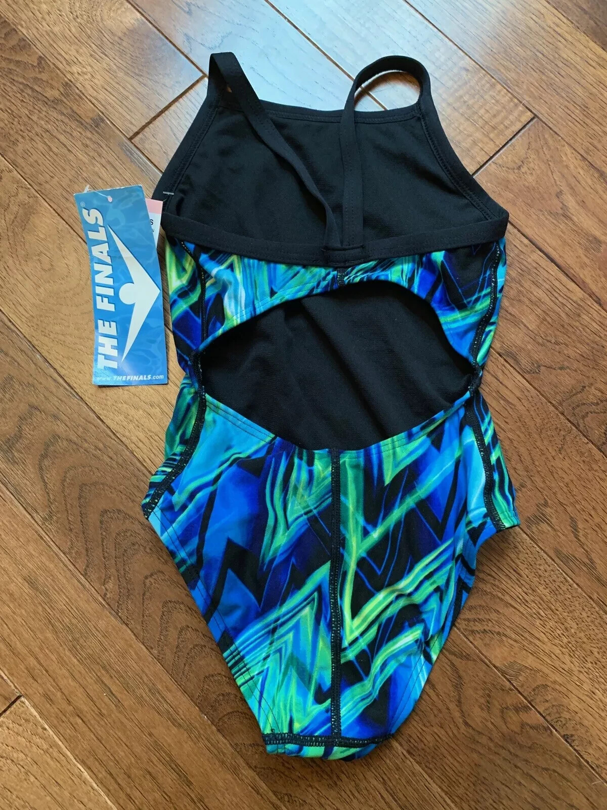 THE FINALS Onyx Female Butterfly Back One Piece Swimsuit Girls 24 NEW w/Tags $49