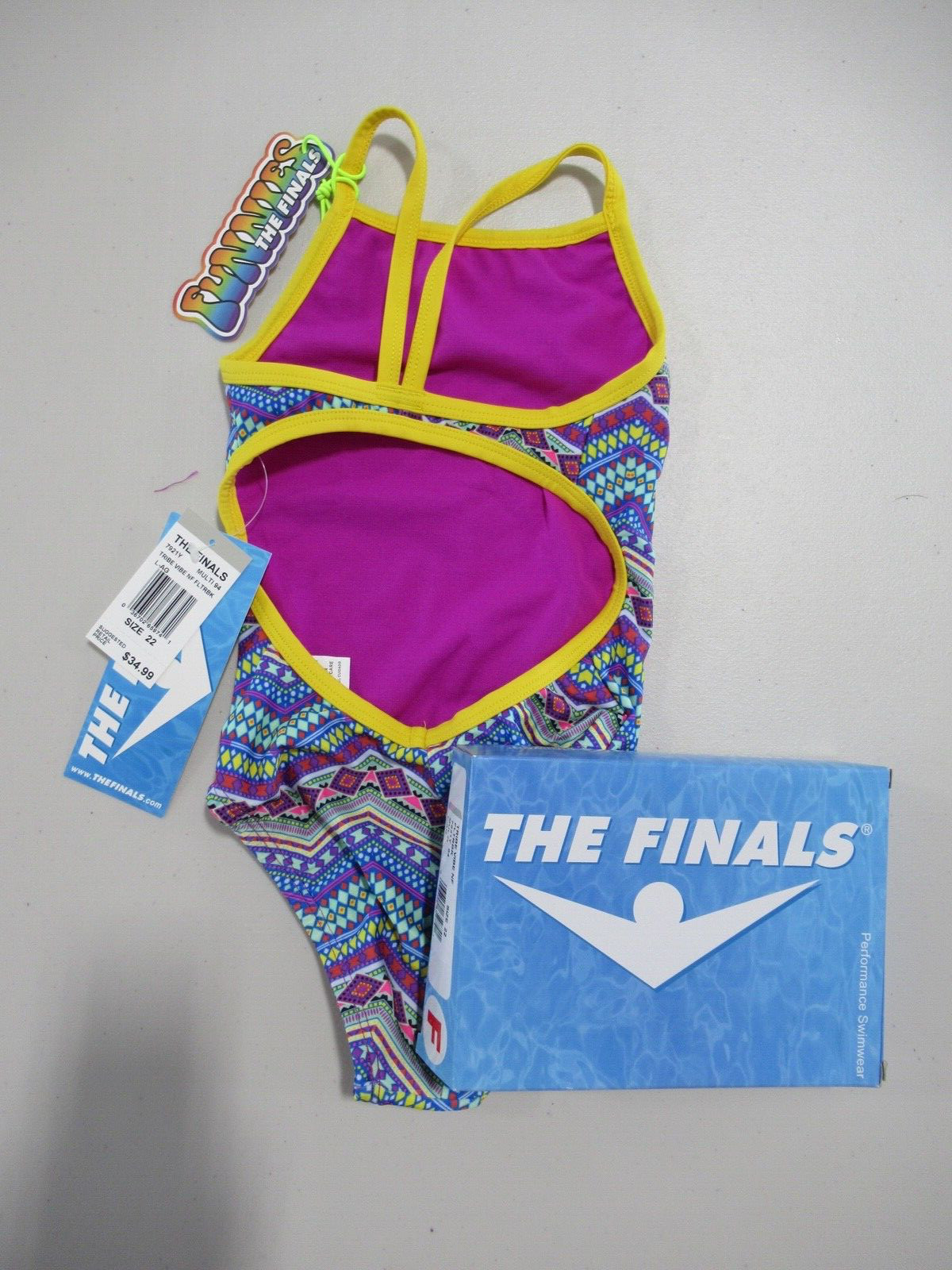 TYR The Finals Tribe Vibe NF Size 22 Multi *NWT*