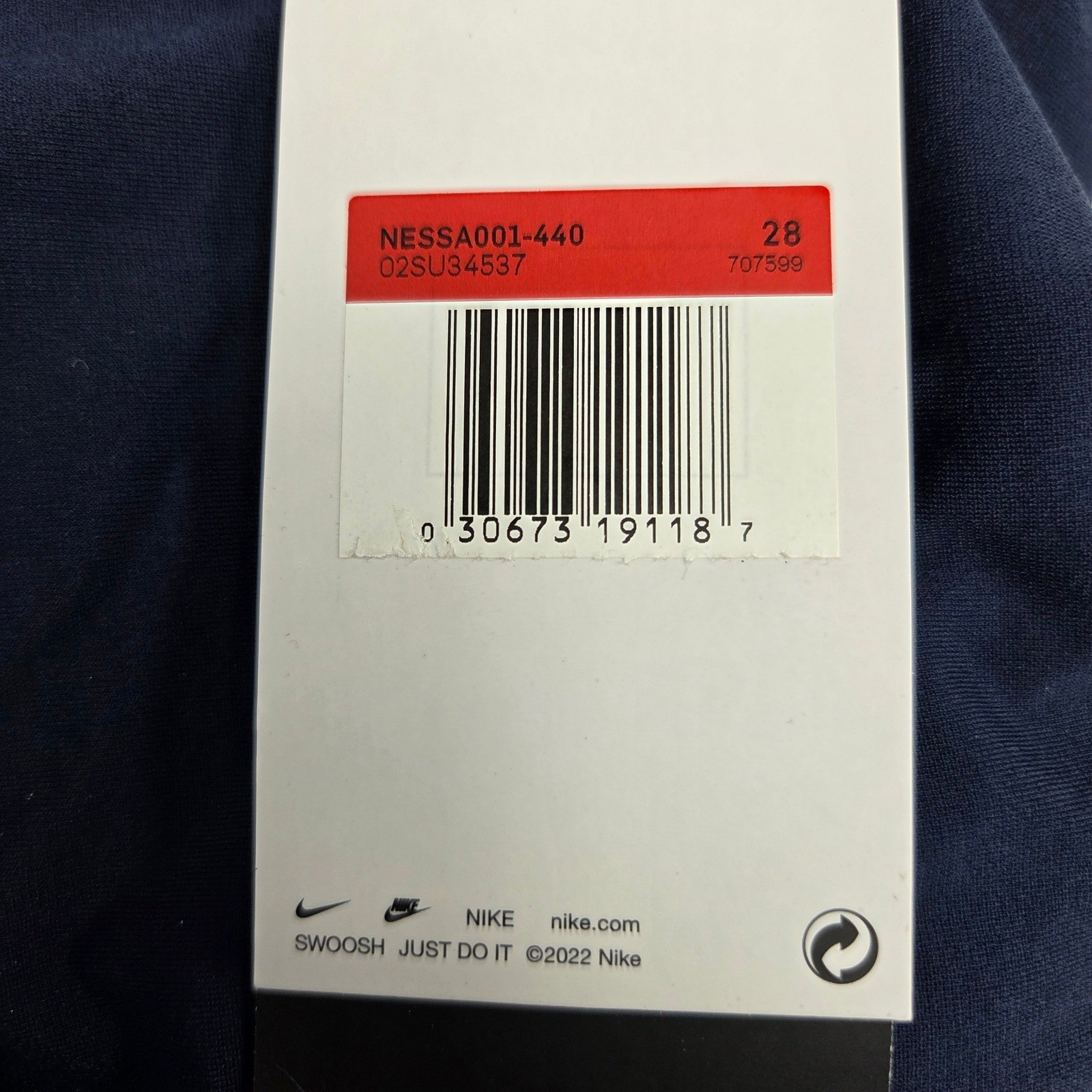 Nike Swimsuit Women 28 Navy Blue HydraStrong Fastback One Piece NESSA001-440