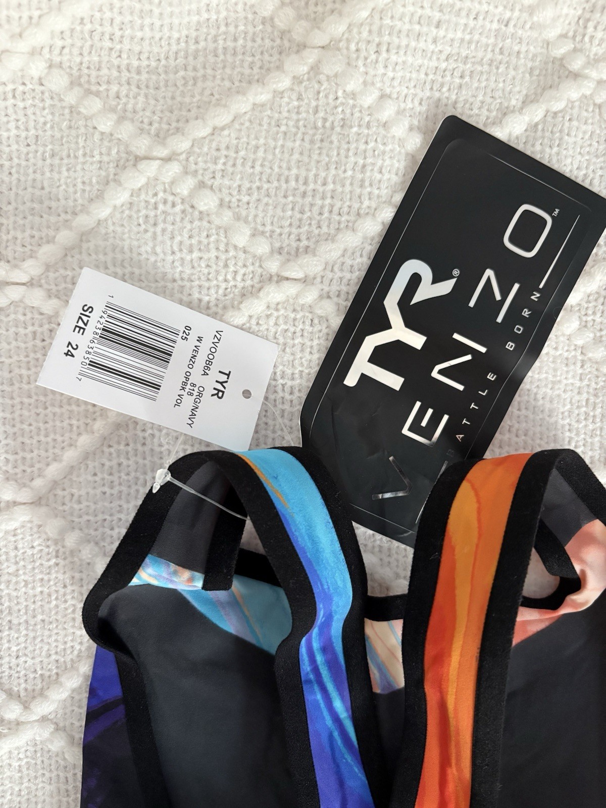 TYR Women Venzo Size 24 Open Back NEW