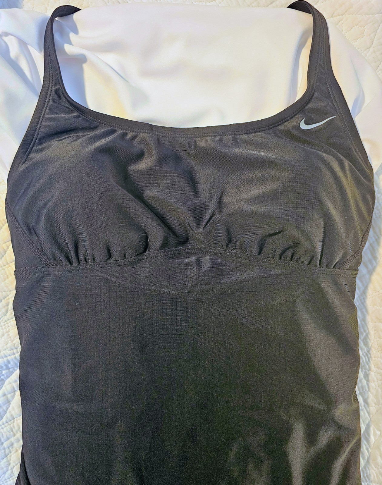 Nike One Piece Competitive Swimming Swimsuit Black Size M Regular Sport Swimwear