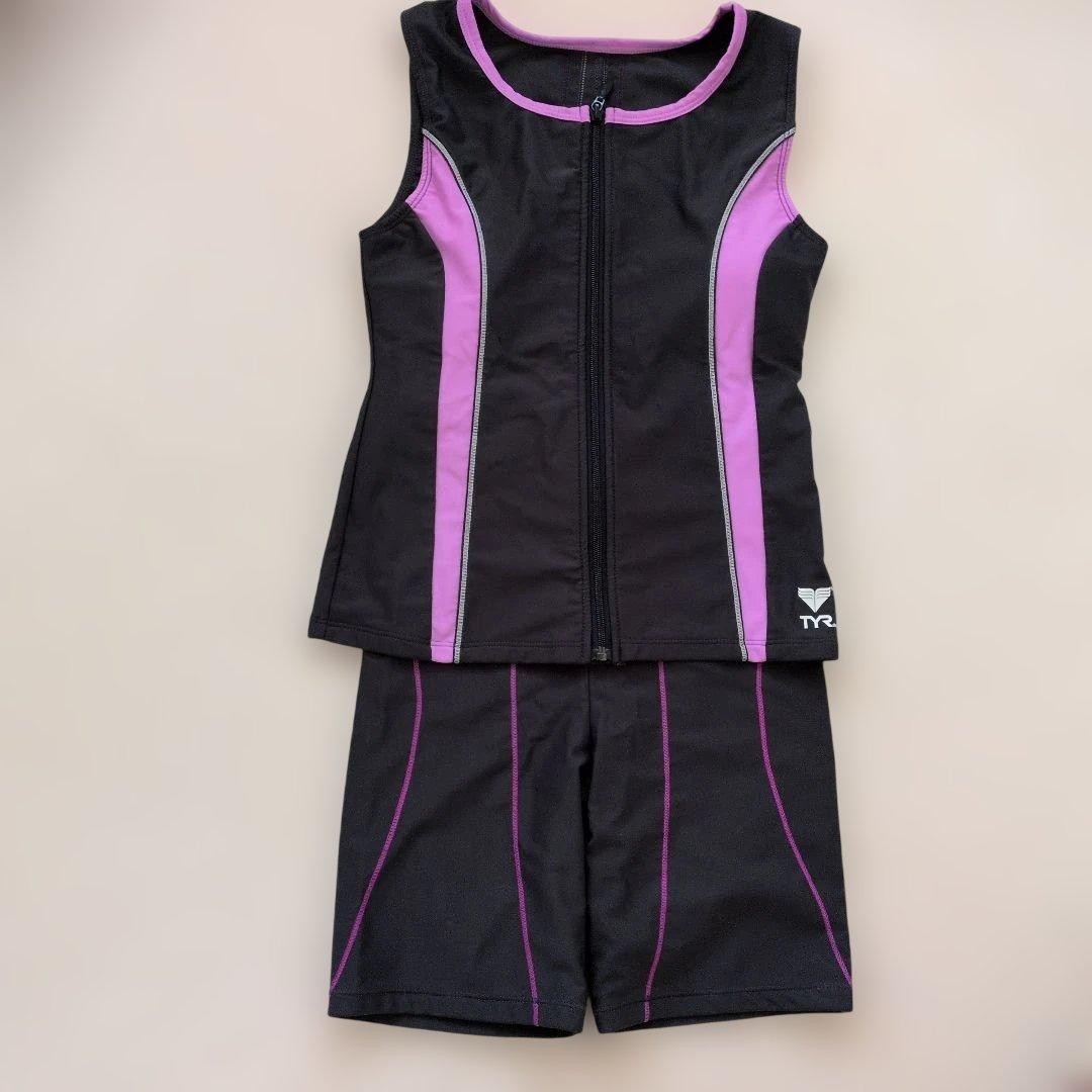 TYR Sports Swimsuit Set Dark Gray/Pink S