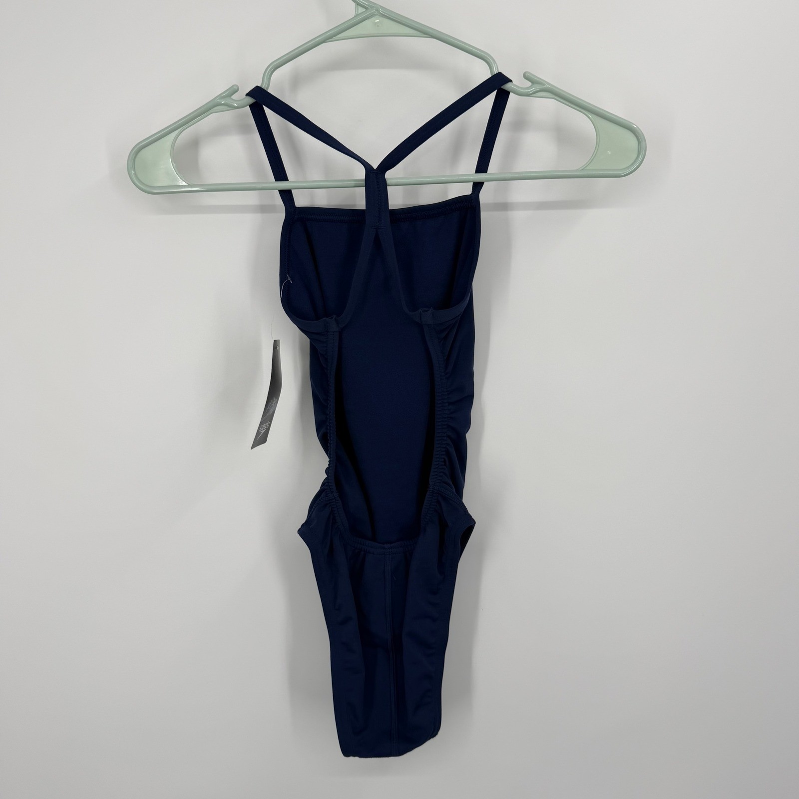 Speedo One Piece Swimsuit Women Size 22 Navy Endurance+ Training Swimwear