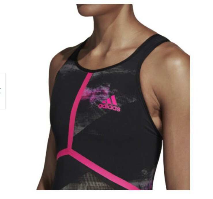 adidas Adizero XVIII Freestyle Open Back Swimsuit – Women’s Swimming Size 20″