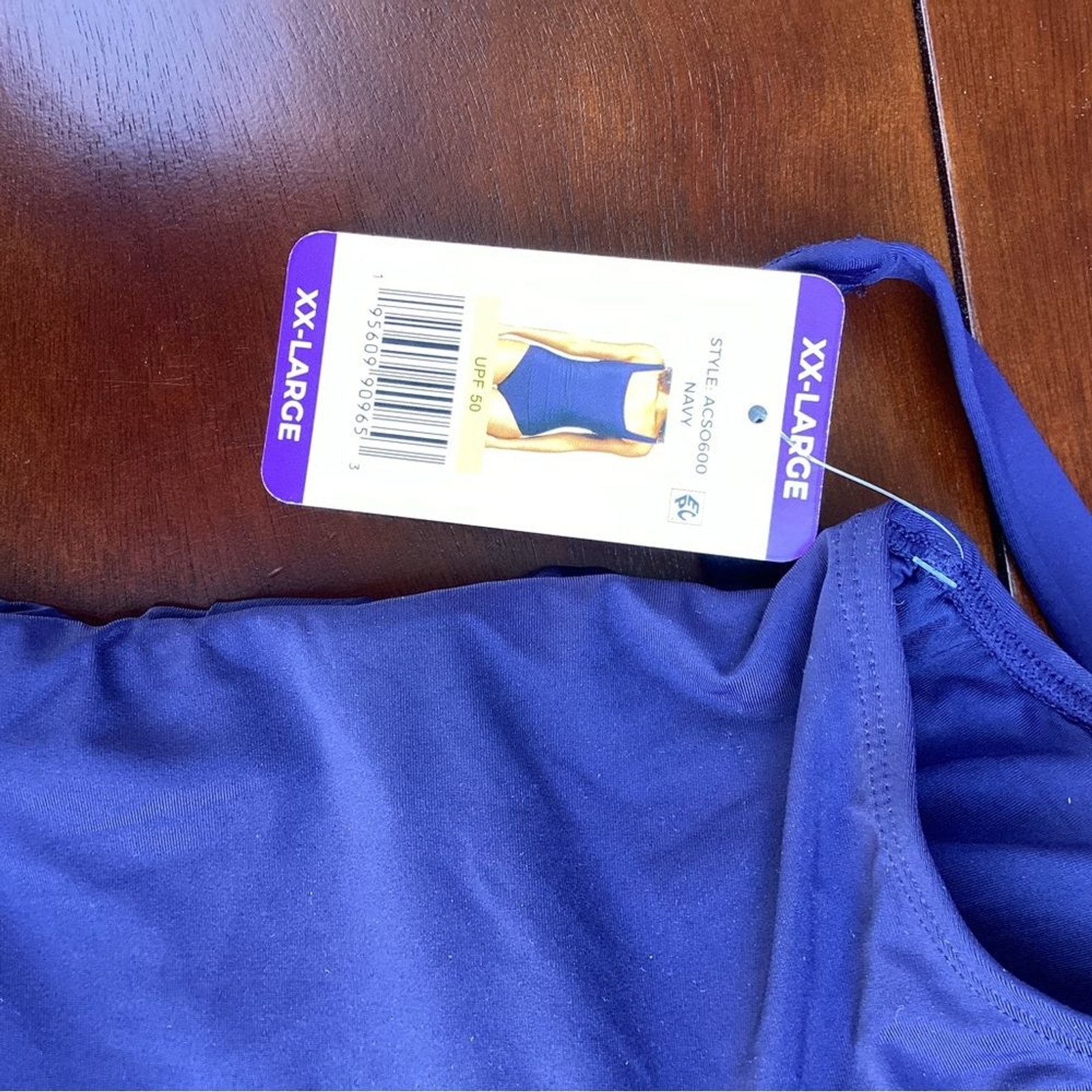 Anne Cole Blue One-Piece Swimsuit – XX-Large