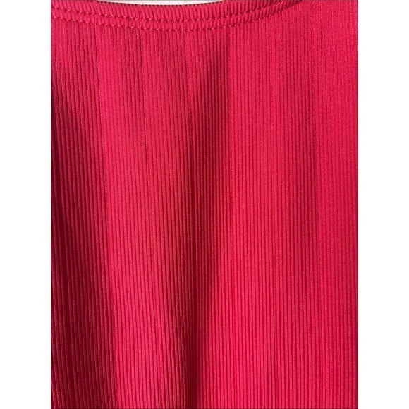 SENITA Athletics Large Red One Piece Swimsuit Modest Full Coverage Beach Resort