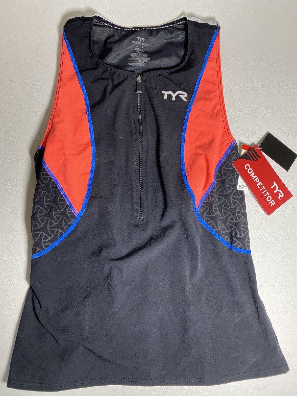 TYR Womens Loose Singlet With Bra Size Small NWD Swim Competitor