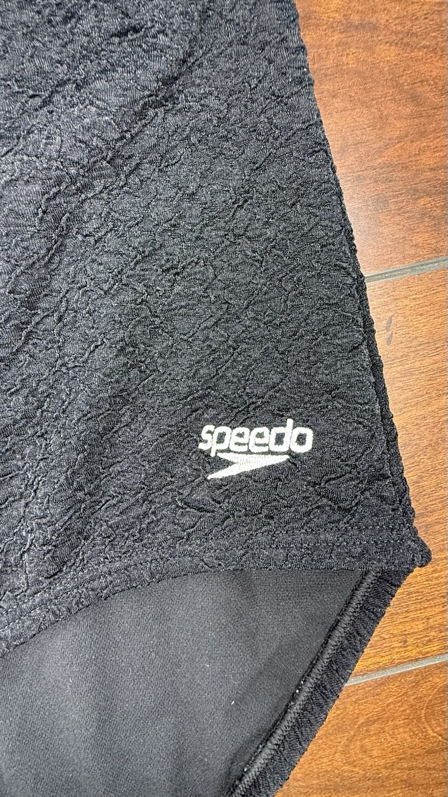 Speedo Women’s One Piece Swimsuit Swimming 100% Polyester Black Size 16