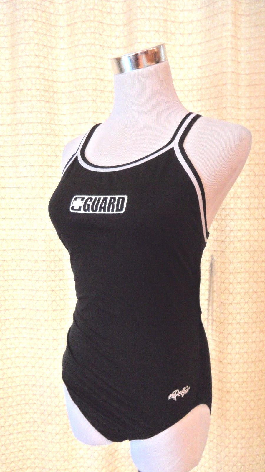 Dolfin Female Lifeguard DBX Back Swimsuit 9582C One Piece Black