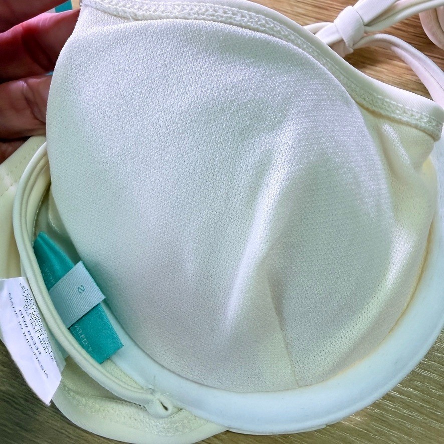 NEW Sports Illustrated Jasmine X-Back Underwire Bikini Top White S