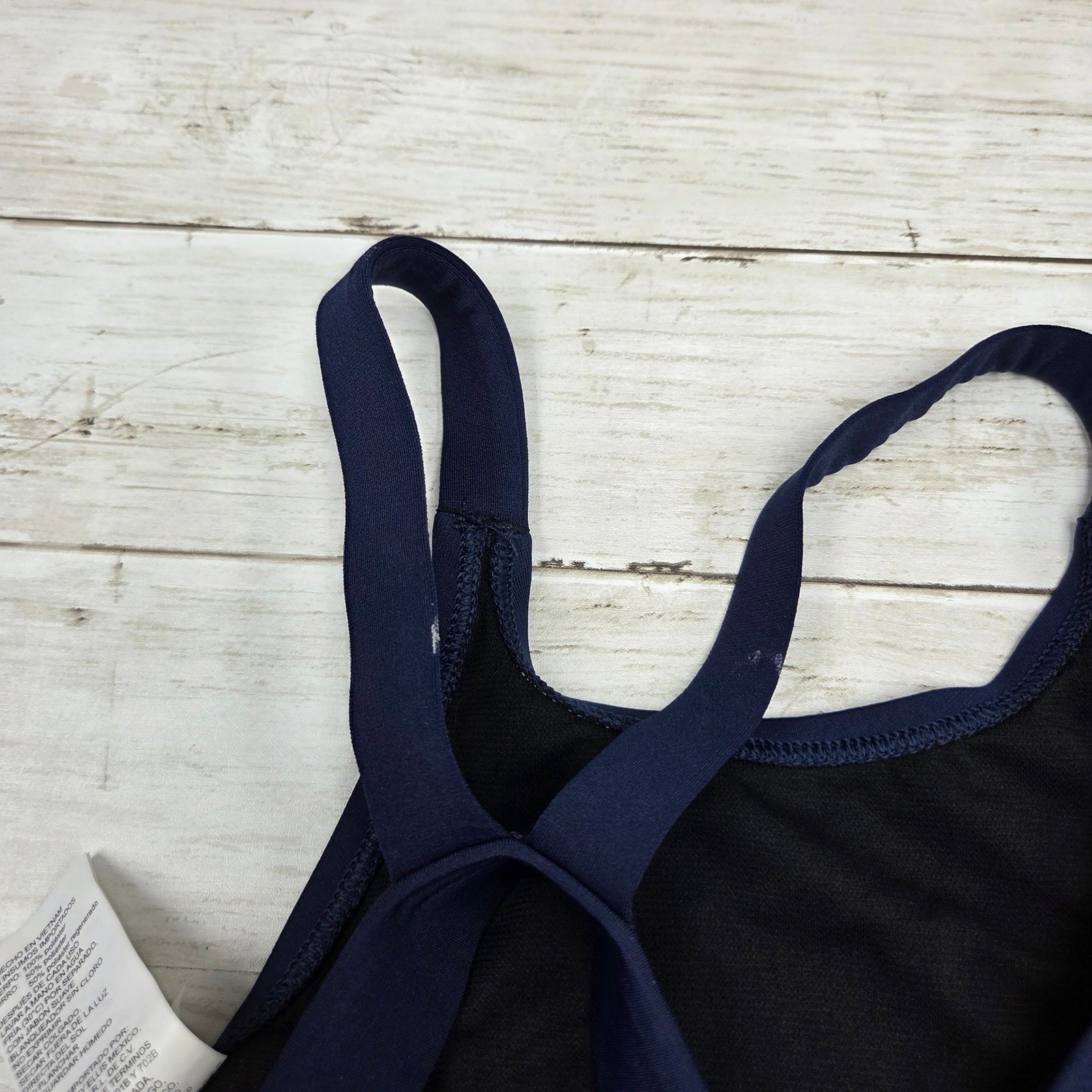 Nike Swimsuit Women 28 Navy Blue HydraStrong Fastback One Piece NESSA001-440